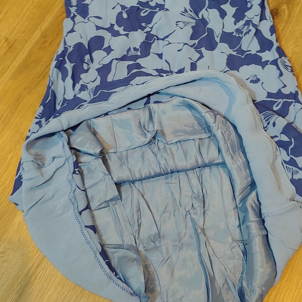 2 for 20 EUC AMERICAN EAGLE BLUE FLORAL DRESS US SIZE 0 - Picture 10 of 16